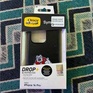 New in Box OtterBox iPhone 14 Pro case For Fresno State! GO DOGS!